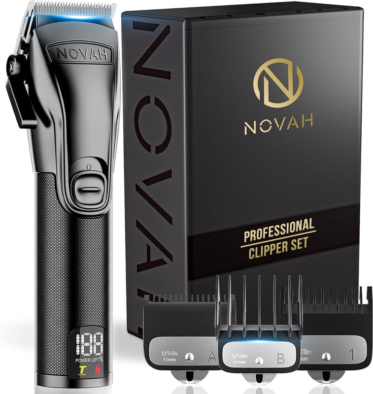 Novah Professional Hair Clippers | Matte Black