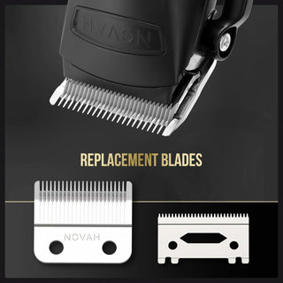 NOVAH Clipper Blade — Replacement (Silver)