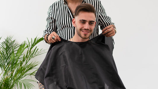 Setting up with a cape before starting the cut