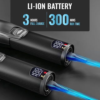 NOVAH Grooming cordless professional hair clipper and trimmer with lithium-ion battery, LED display, and fast charging