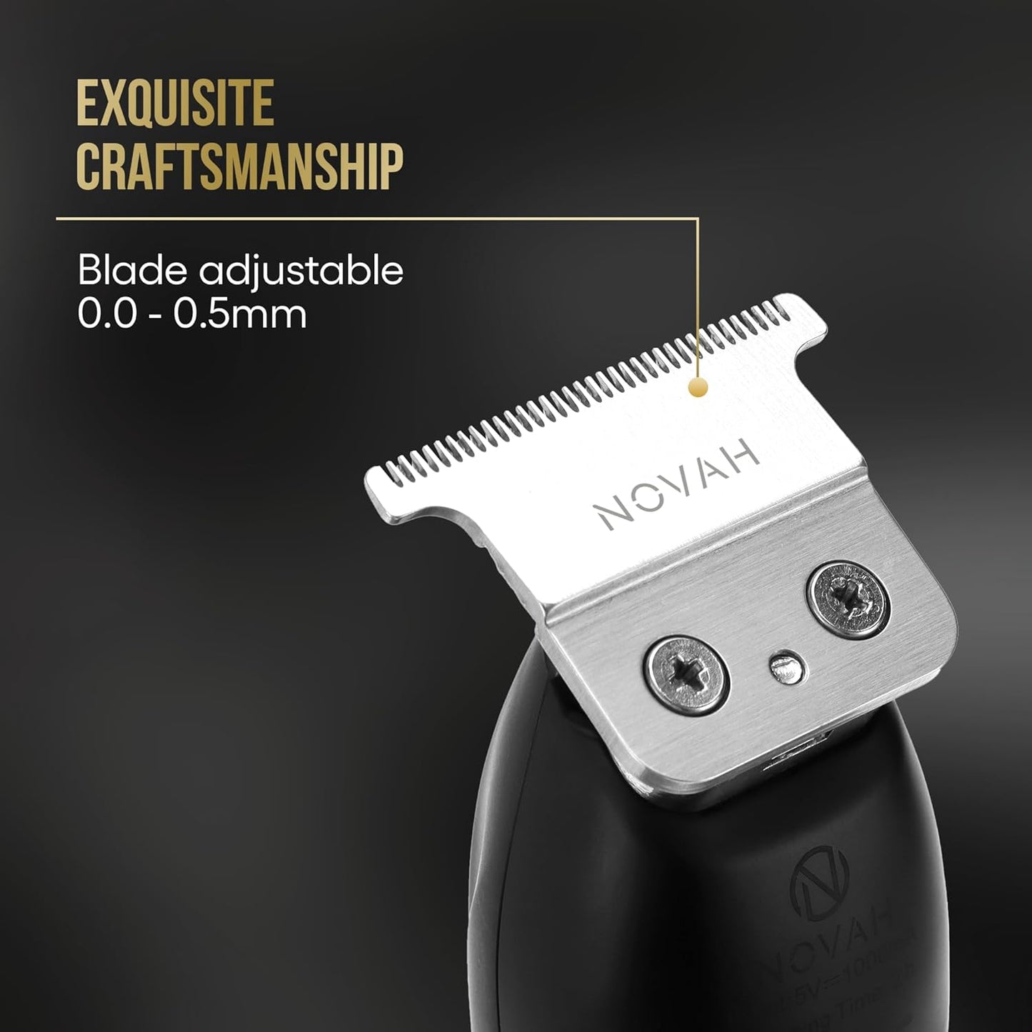 NOVAH Trimmer Blade — Replacement (Silver)