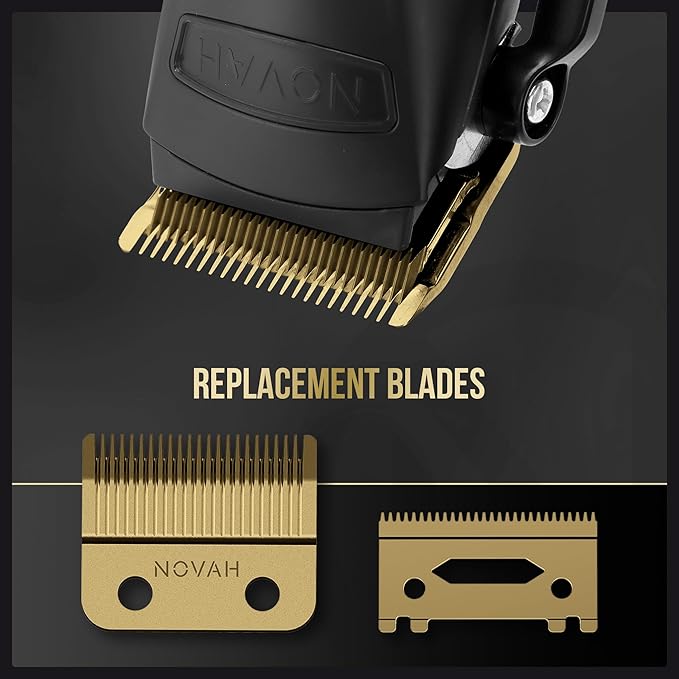 Novah Hair Clipper Gold Replacement Blade (Gold)