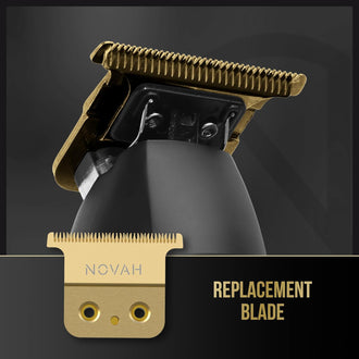 NOVAH Hair Trimmer Gold Replacement Blade (Gold)