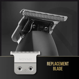 NOVAH Hair Trimmer Replacement Blade (Silver)
