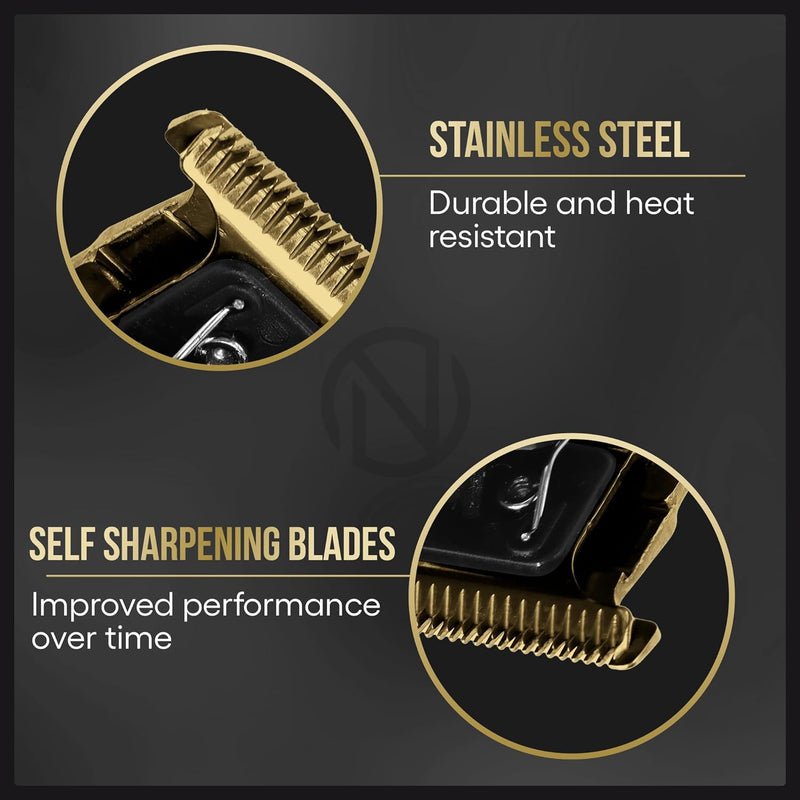 NOVAH Hair Trimmer Gold Replacement Blade (Gold)