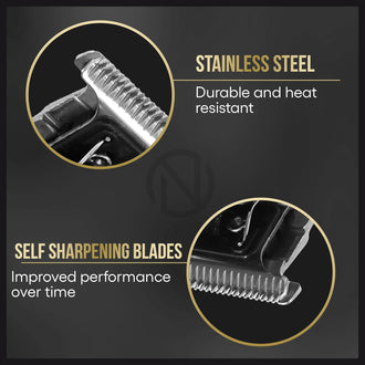 NOVAH Hair Trimmer Replacement Blade (Silver)