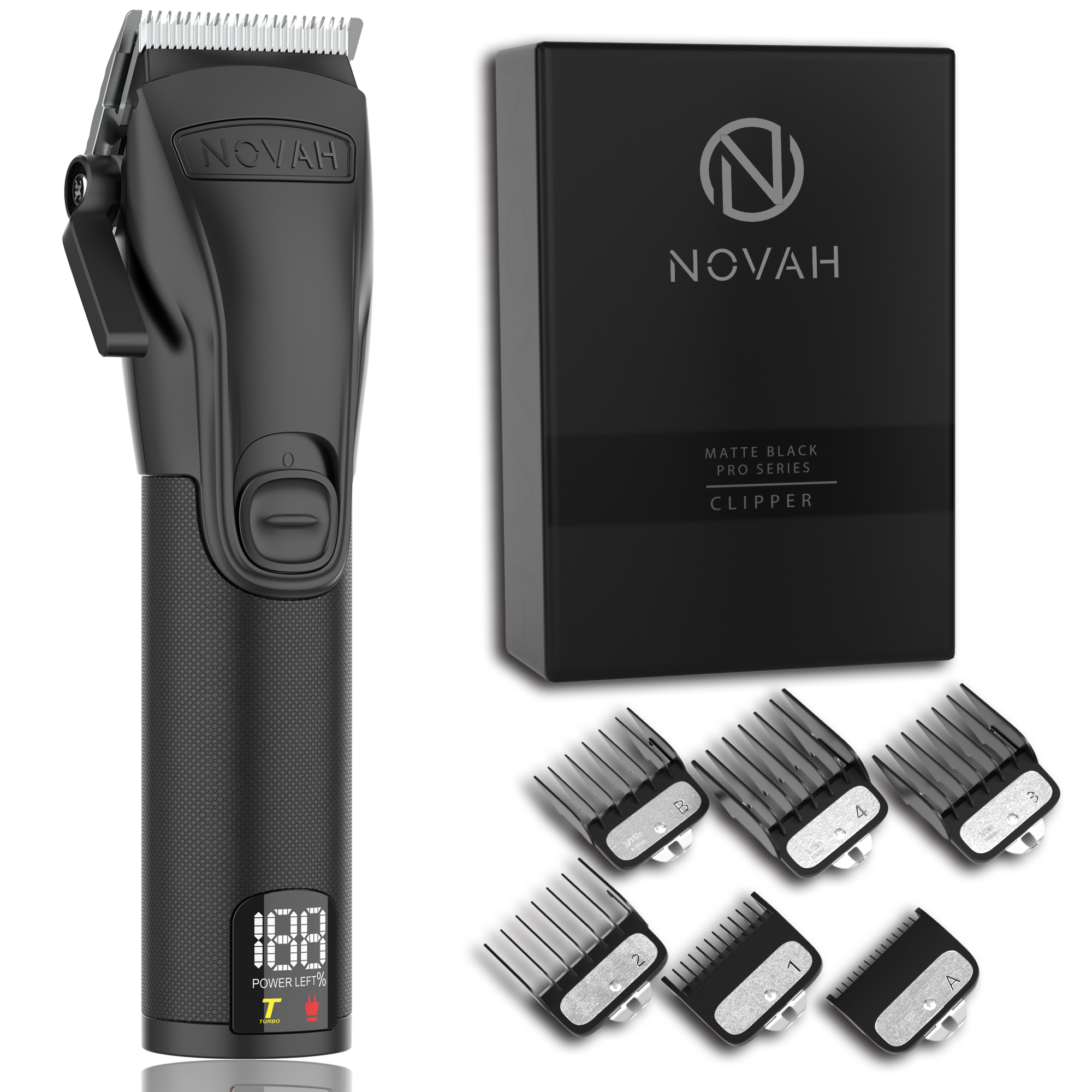 Novah Pro Clippers Matte Black